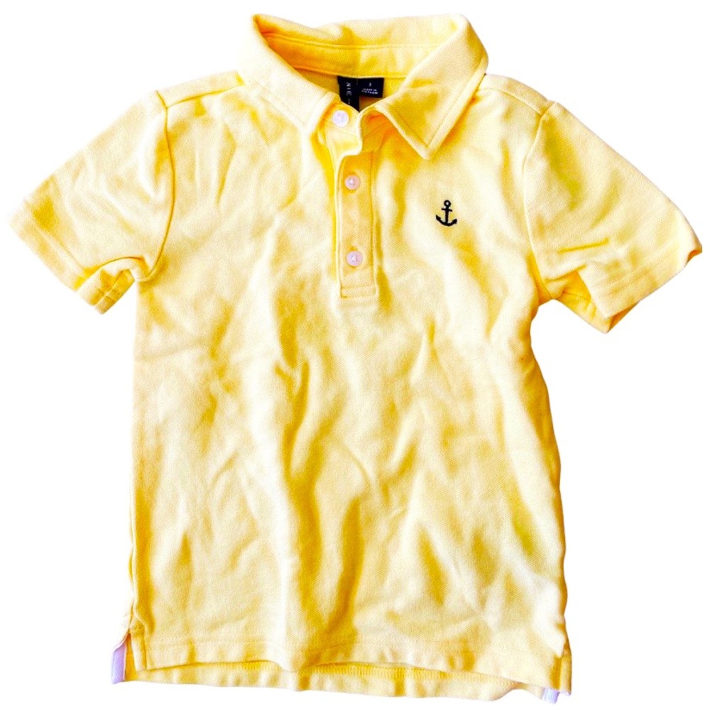 Size: 3T Toddler Yellow Short Sleeved Polo